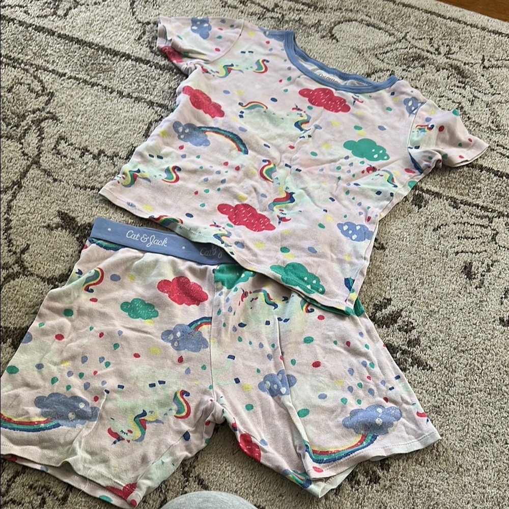 Cat & Jack Pink and Blue Pajama Sets for Cozy Nights